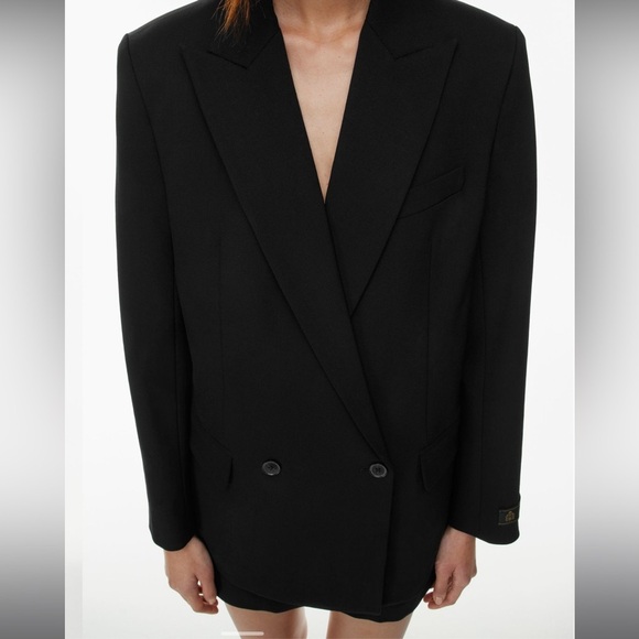 Aritzia Babaton Millions Blazer Black Size 2xs - Picture 5 of 10